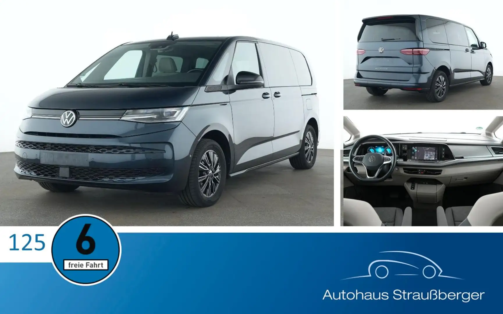 Volkswagen T7 Multivan Life ACC AHK RFK IQ Light 3-ZK SHZ Blau - 1