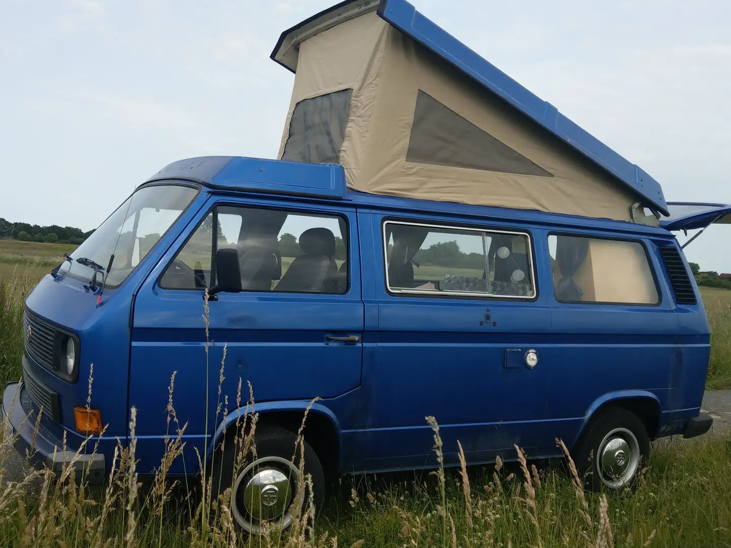 Volkswagen T3 Transporter 251 0A2/M516 Blauw - 2