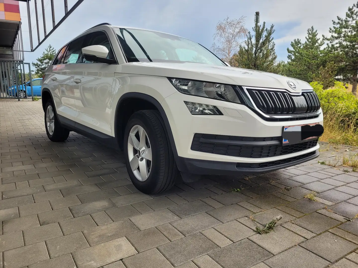 Skoda Kodiaq 2,0 TDI SCR Style DSG Weiß - 1