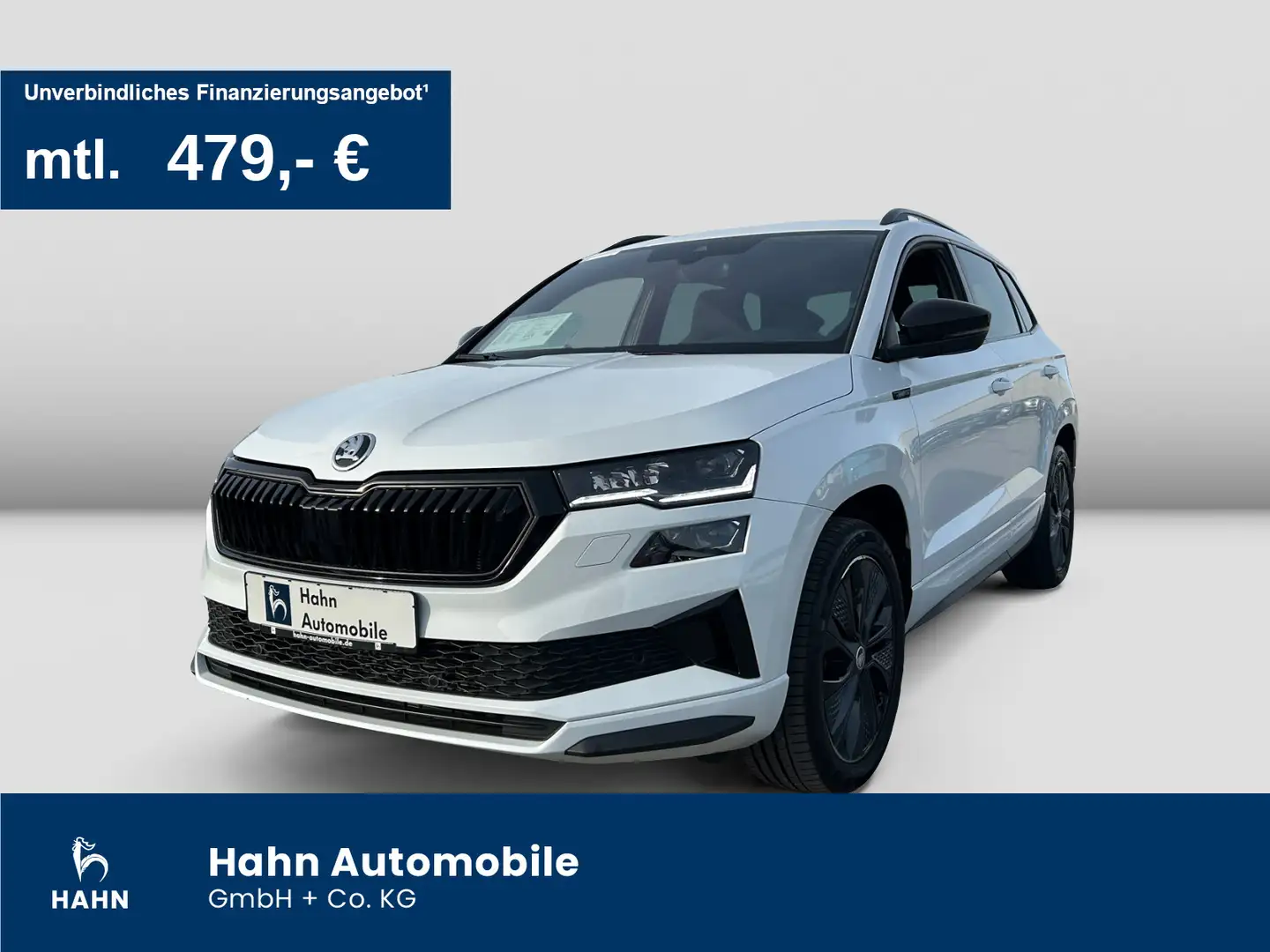 Skoda Karoq 1.5TSI DSG Sportline ACC AHK Cam LED Navi Weiß - 1