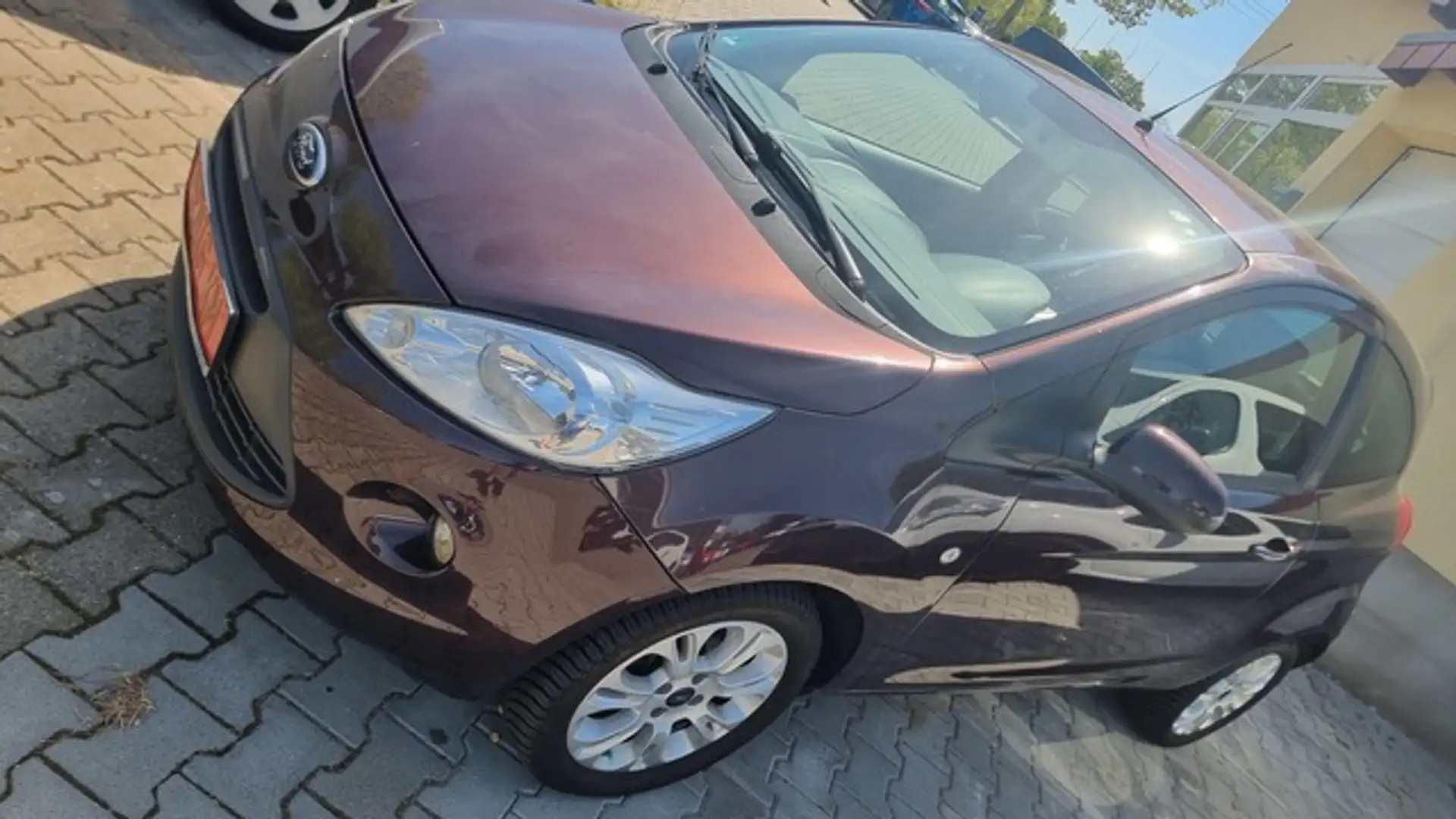 Ford Ka/Ka+ KA 1.2 ROYAL 51kW nur 34tkm! KLIMAAUTOMATIK uvm. Violett - 1