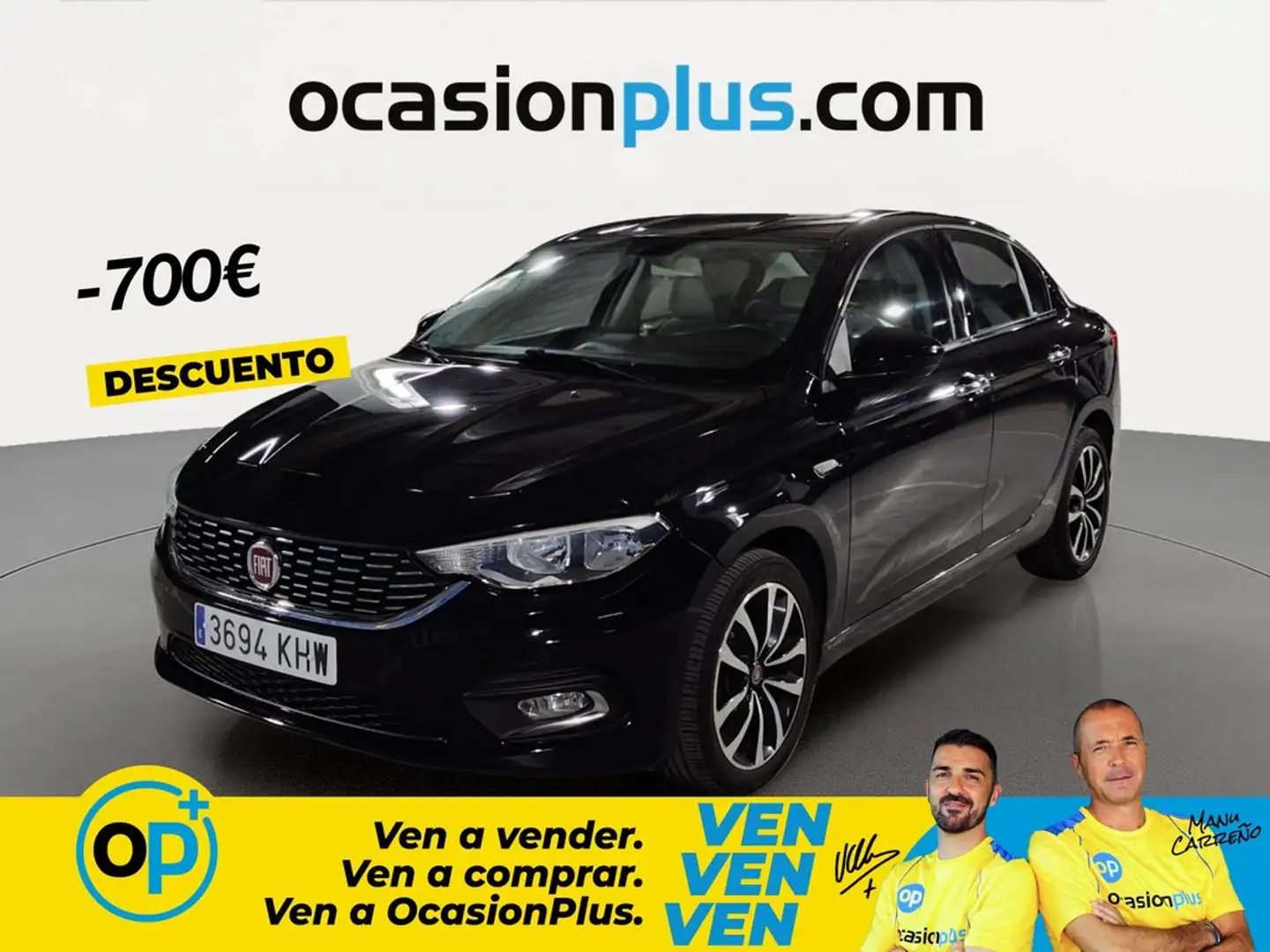 Fiat Tipo Sedán 1.3 Multijet II Lounge Negro - 1