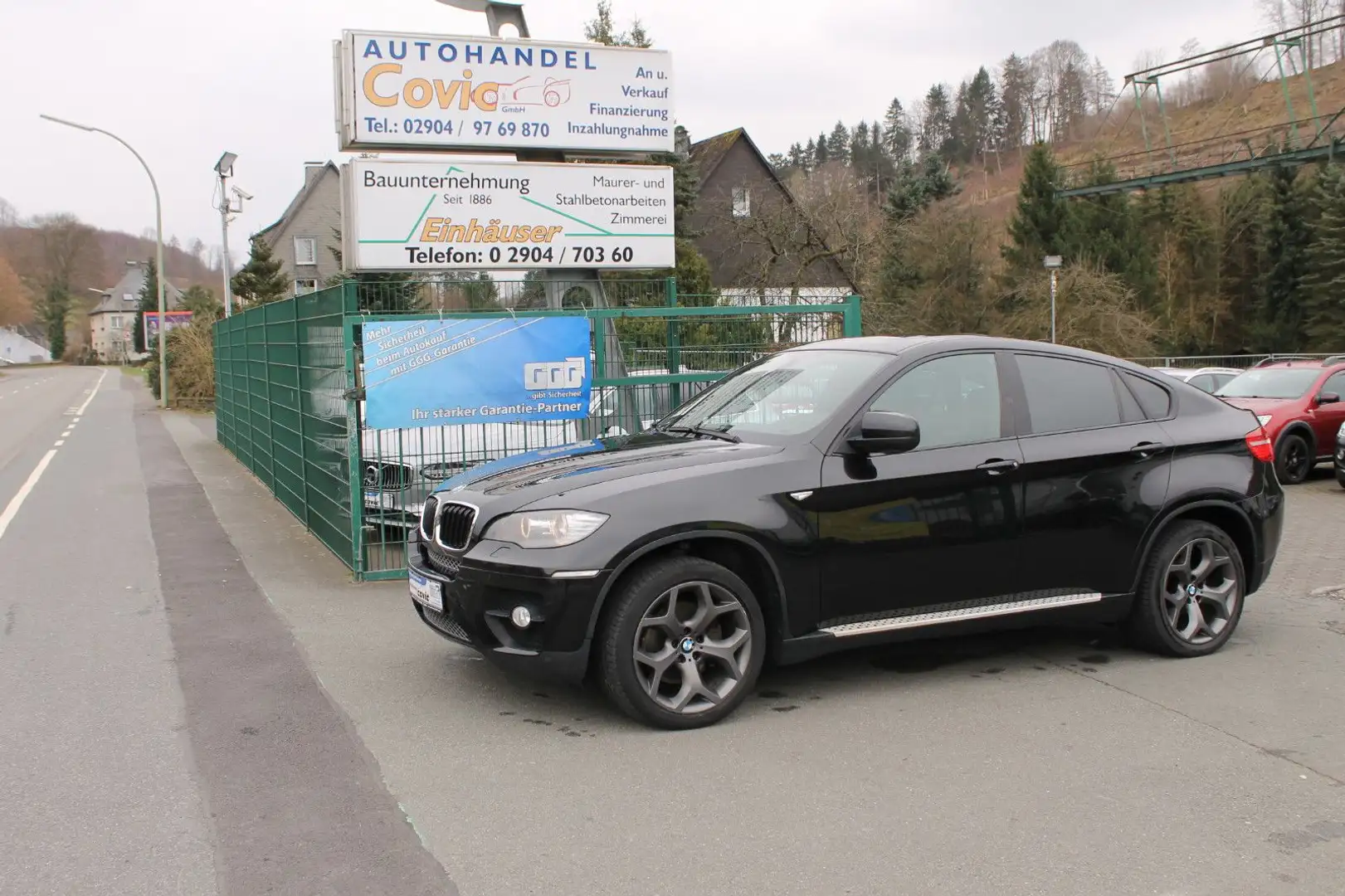 BMW X6 xDrive35d Noir - 1