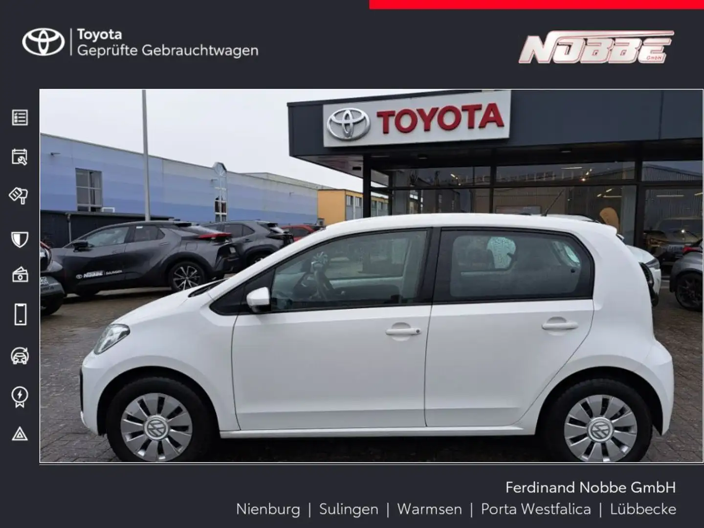 Volkswagen up! (BlueMotion Technology) move up! Blanc - 1
