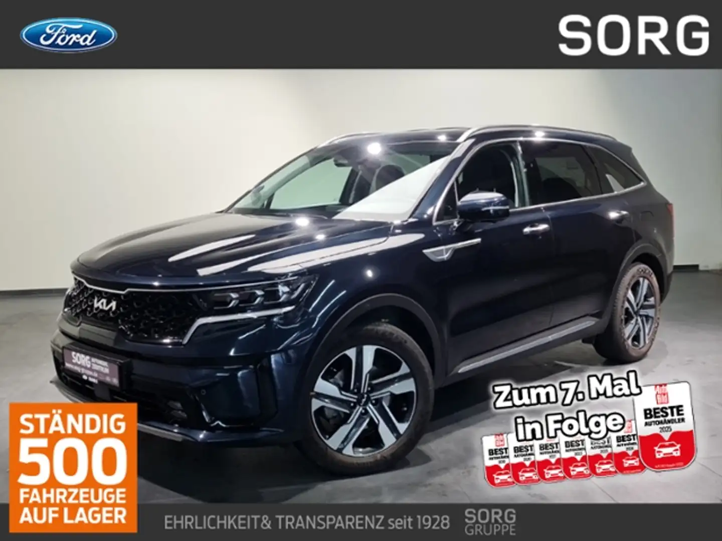 Kia Sorento 1.6 T-GDI PHEV Spirit*4x4*LED*BOSE*ACC* Blau - 1