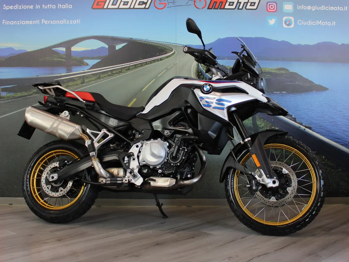 BMW F 850 GS 2020 - km 15376 Blanc - 1