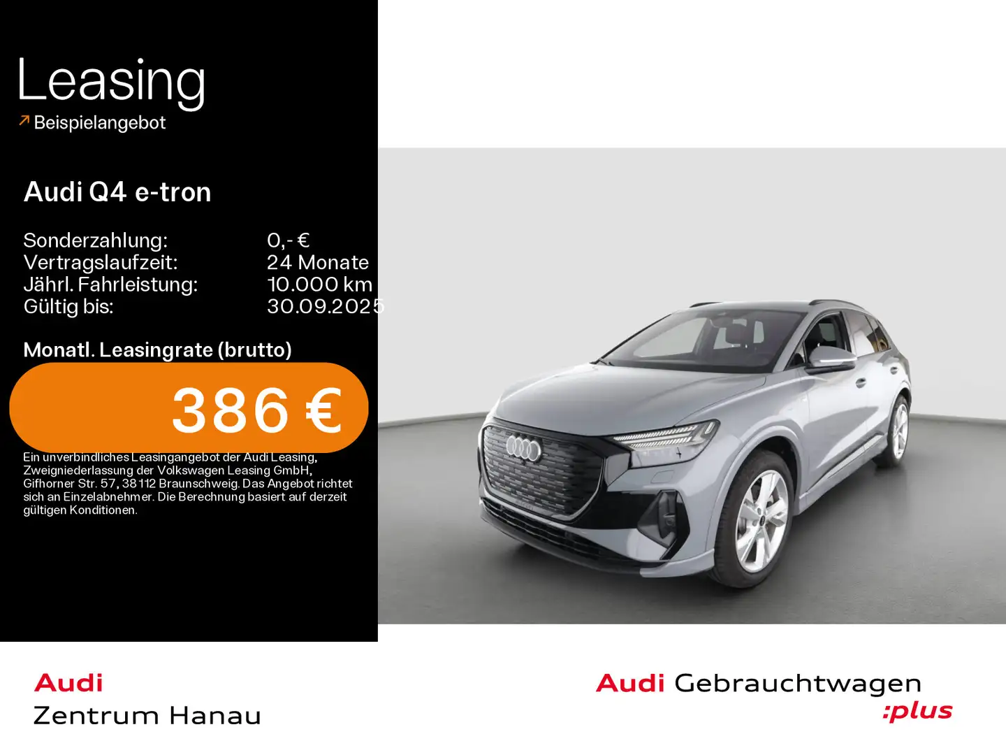 Audi Q4 e-tron 45 quattro S-LINE*NAVI-PLUS*KAMERA*HUD Grau - 1