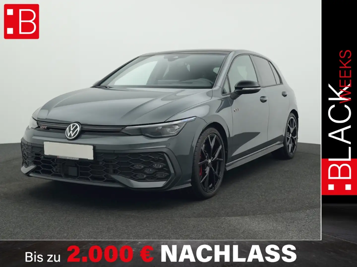 Volkswagen Golf GTI 8 2.0 TSI DSG BLACK STYLE PANO H&K-SOUND 19 ESTORI Grau - 1