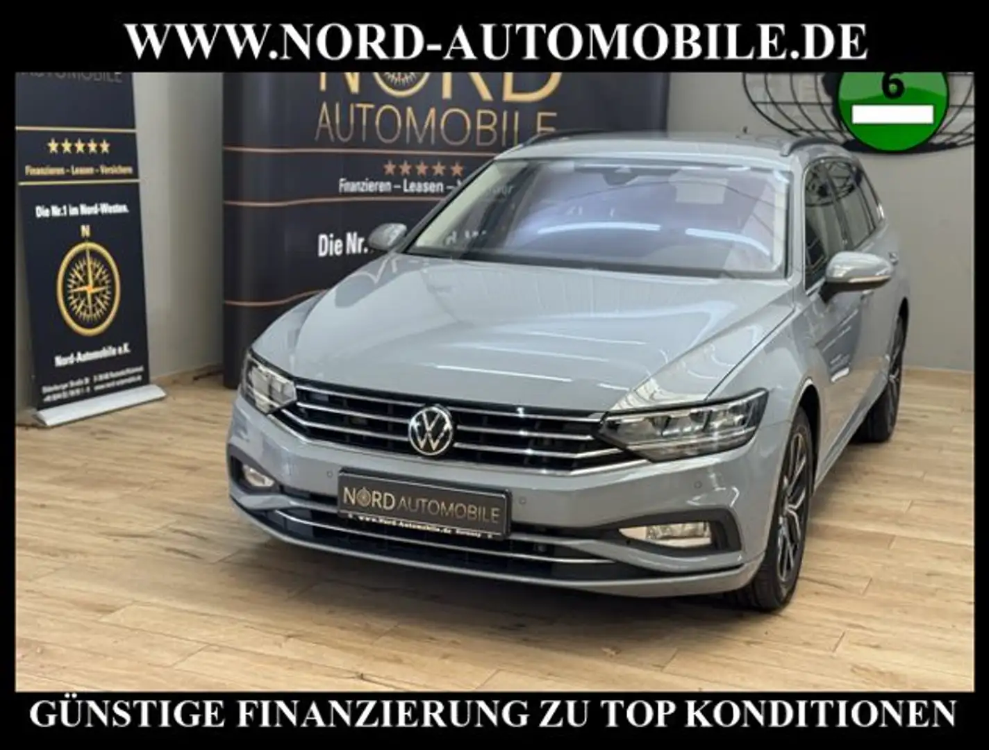 Volkswagen Passat Variant Business 2.0 TDI DSG SIDE&LANE/17 Business Gris - 1