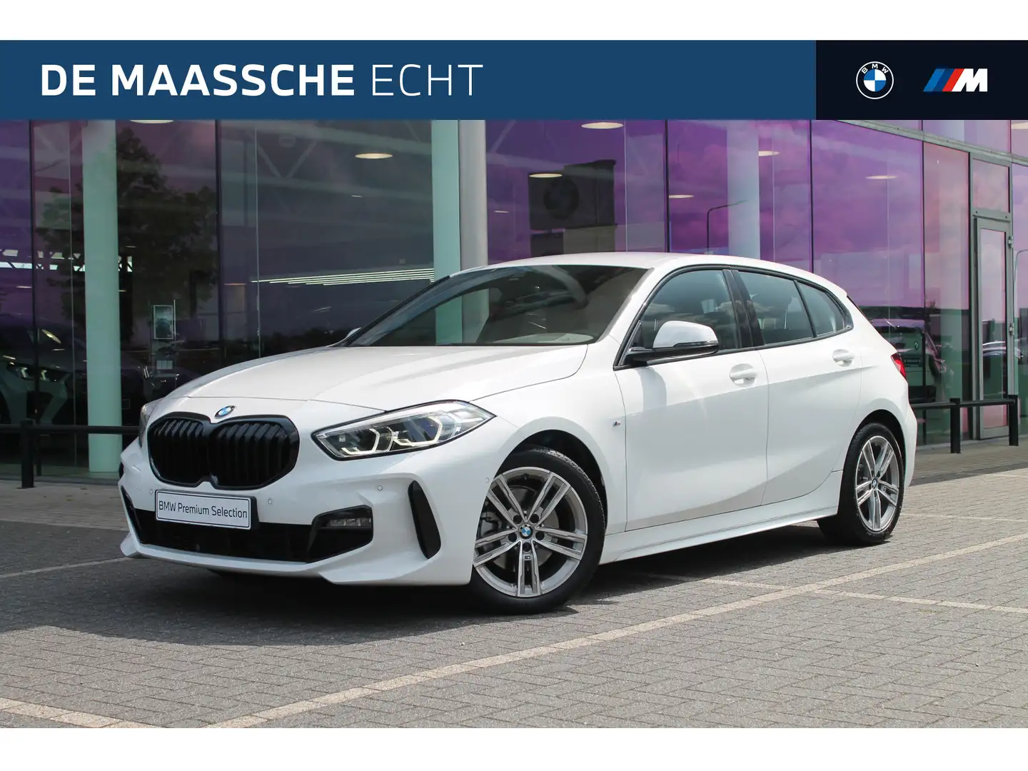 BMW 118 1 Serie 118i High Executive M Sport Automaat / Ach Wit - 1