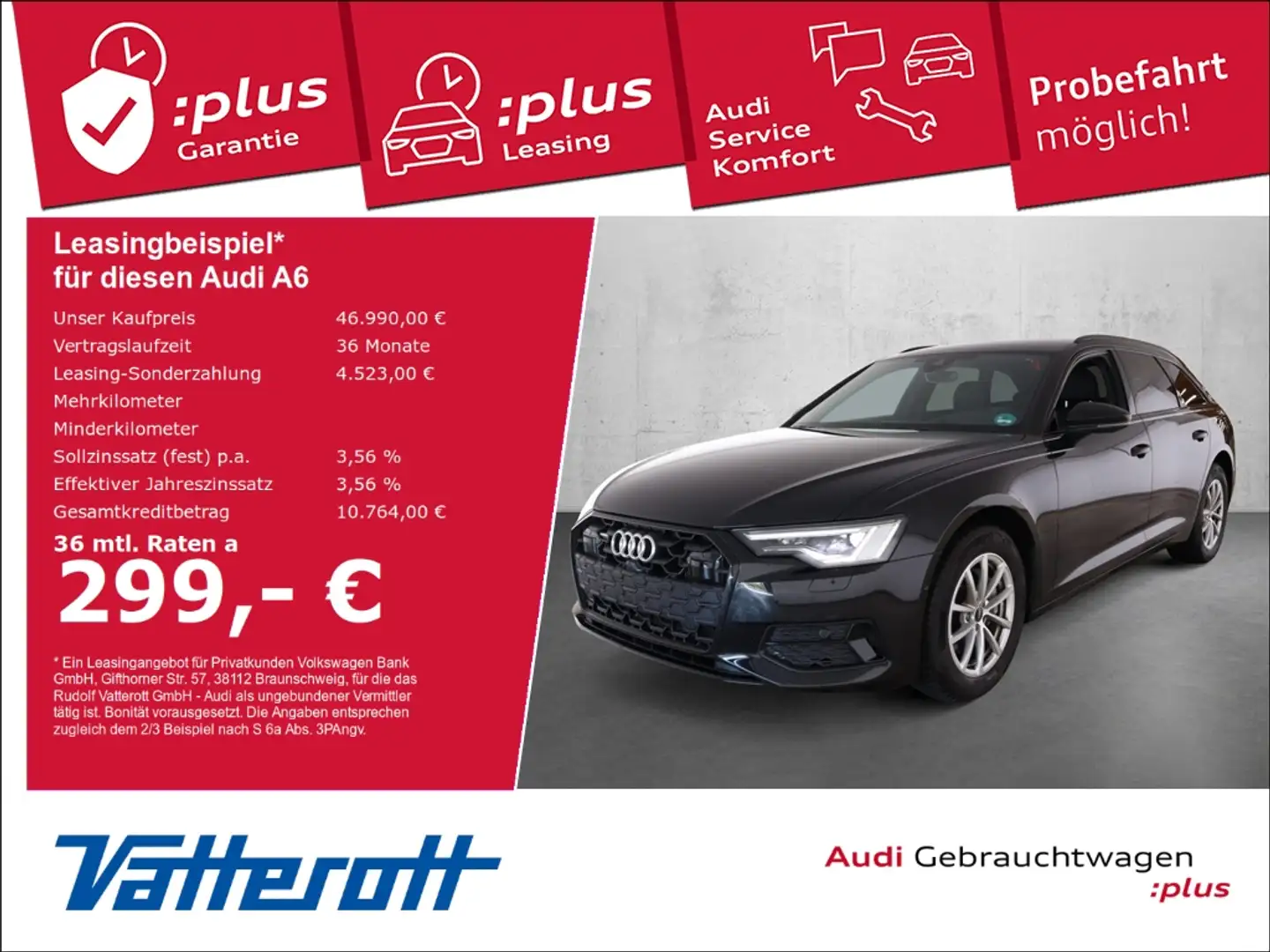 Audi A6 Avant Sport 40 TDI quattro HUD Matrix ACC Nero - 1