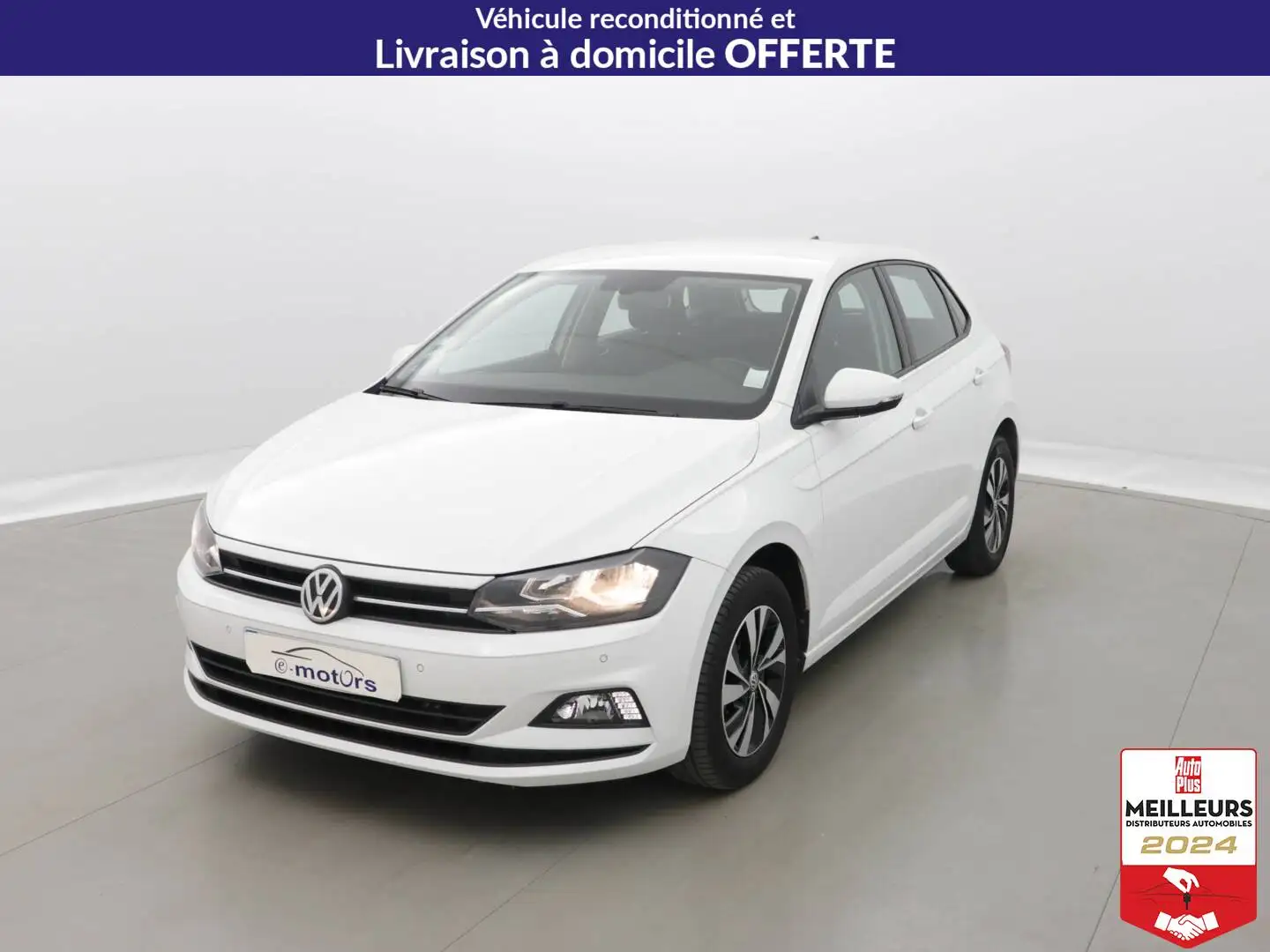 Volkswagen Polo Polo 1.0 TGI 90 Business 2Pl Blanc - 1