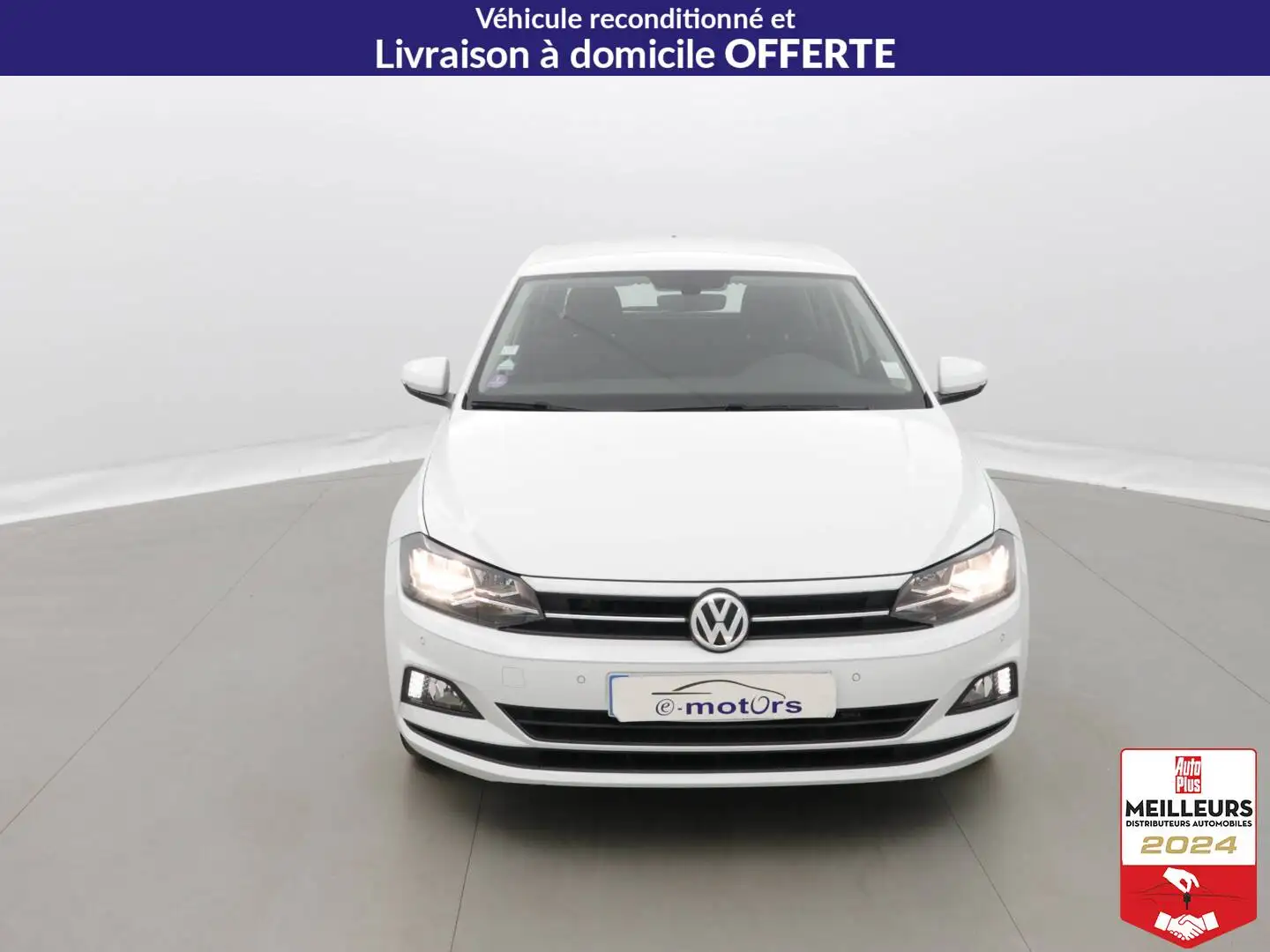 Volkswagen Polo Polo 1.0 TGI 90 Business 2Pl Blanc - 2