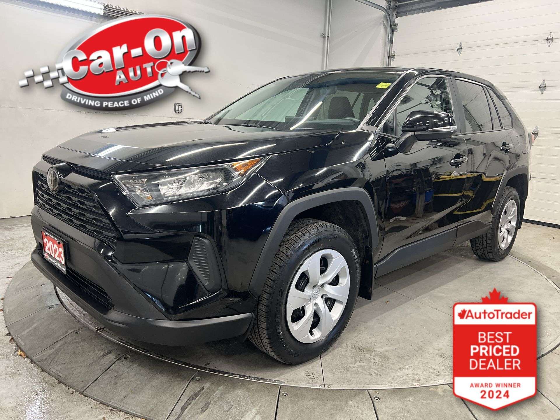 Black 2023 Toyota RAV4 LE AWD SUV / Crossover All-Wheel Drive Automatic