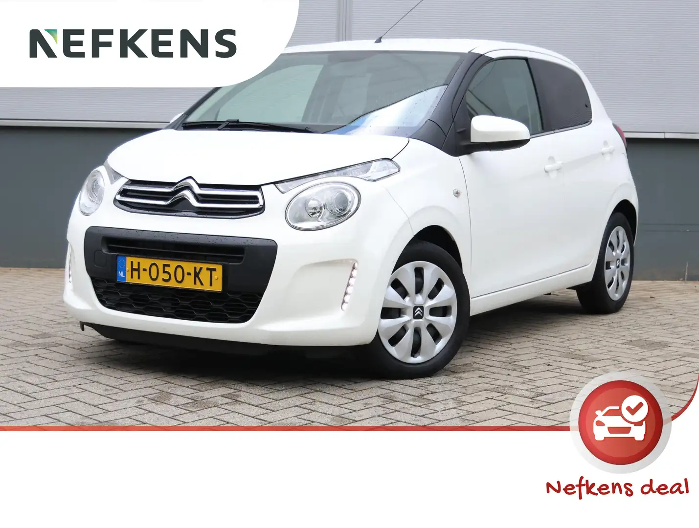 Citroen C1 1.0 VTi Feel | Airco | Bluetooth | Elektrische ram Wit - 1