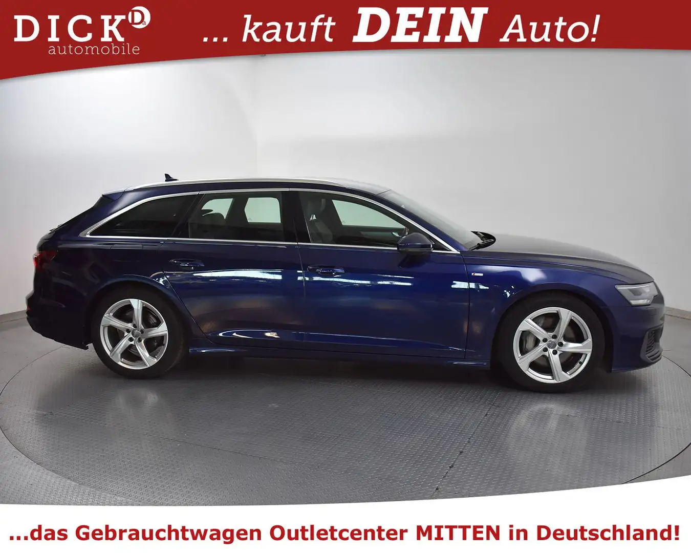 Audi A6 Av 50d Quatt Sport 2X S LINE+KAM+AHK+ACC+LED+ Bleu - 2