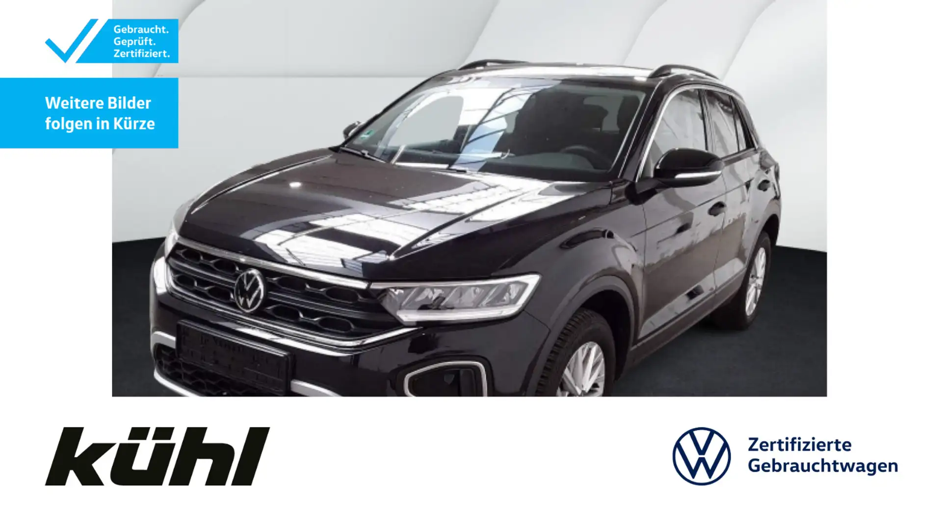 Volkswagen T-Roc 1.0 TSI Life LED App-Connect Schwarz - 1
