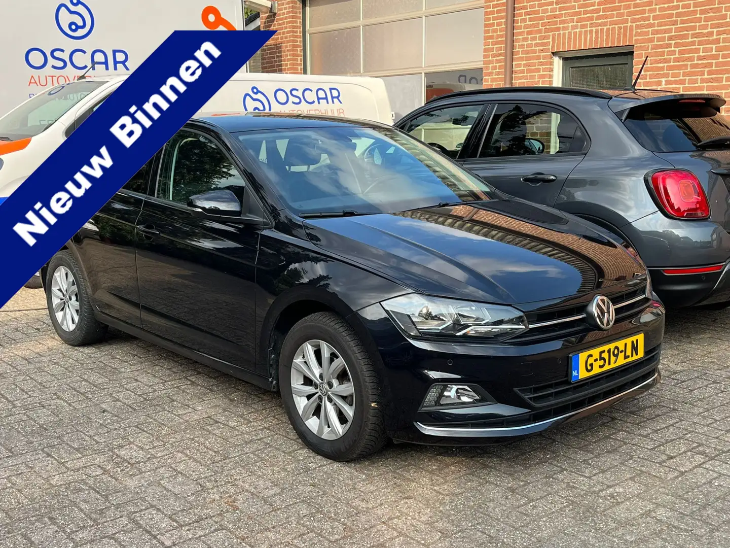 Volkswagen Polo 1.0 TSI Highline. Adaptief Cruise, Navi, Clima, St Zwart - 1