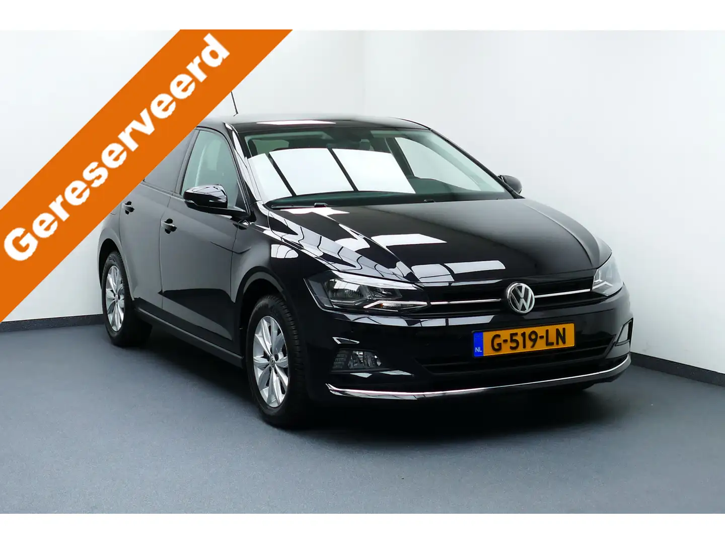 Volkswagen Polo 1.0 TSI Highline. Adaptief Cruise, Navi, Clima, St Siyah - 1