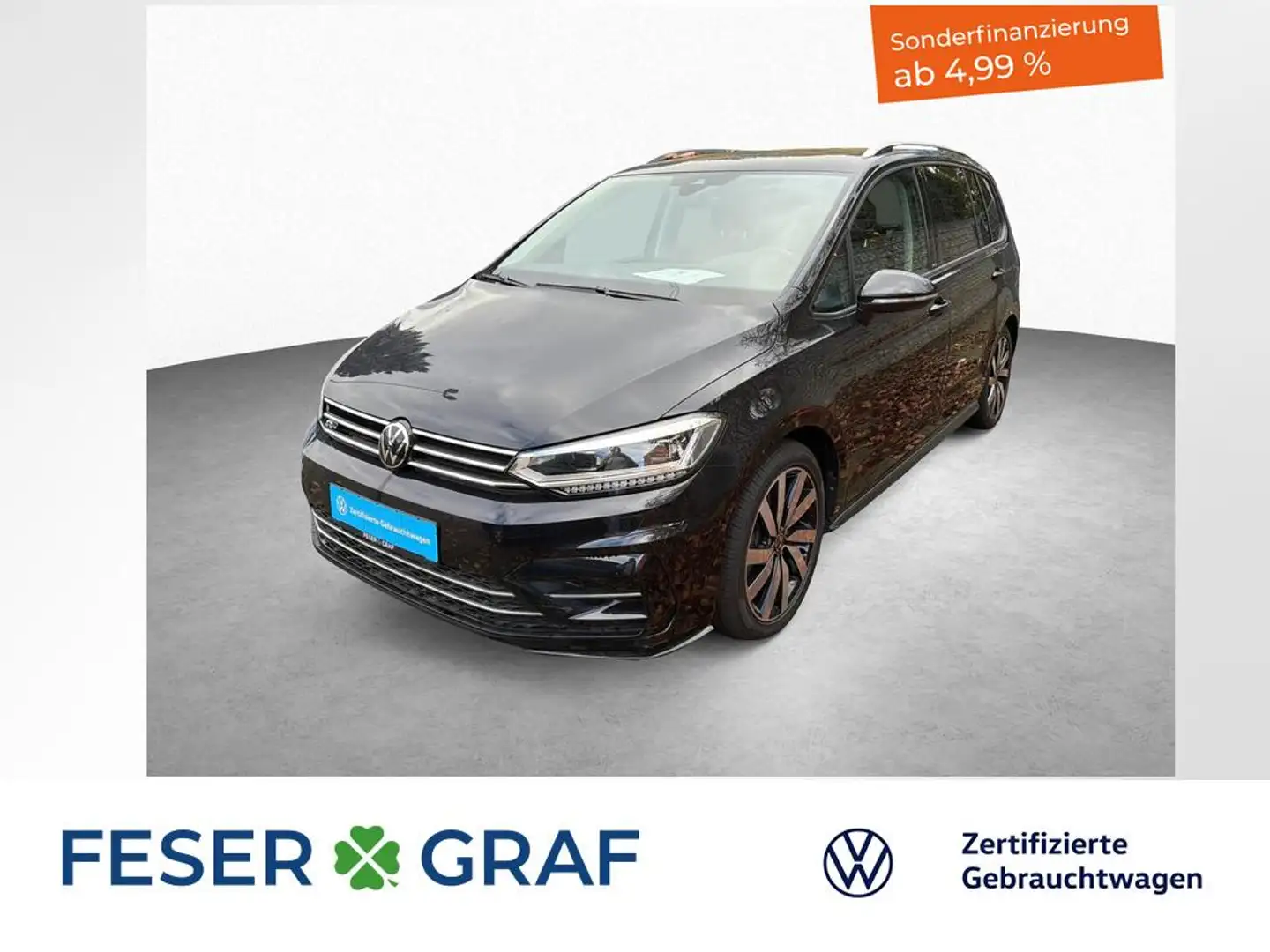 Volkswagen Touran MOVE 2.0 TDI 7-DSG R-Line Ext. KAMERA Noir - 1