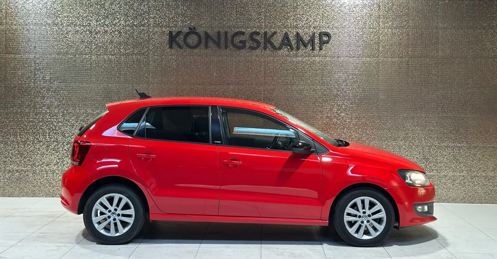 Volkswagen Polo V Style 1.2 Aut. * TÜV NEU * SERVICE NEU * Rot - 2
