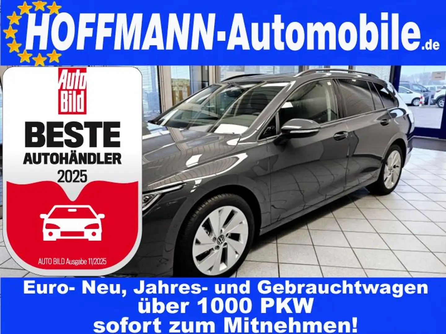 Volkswagen Golf Variant Life AHK,Climatr,Kamera,ACC,SHZ,LED Grau - 1