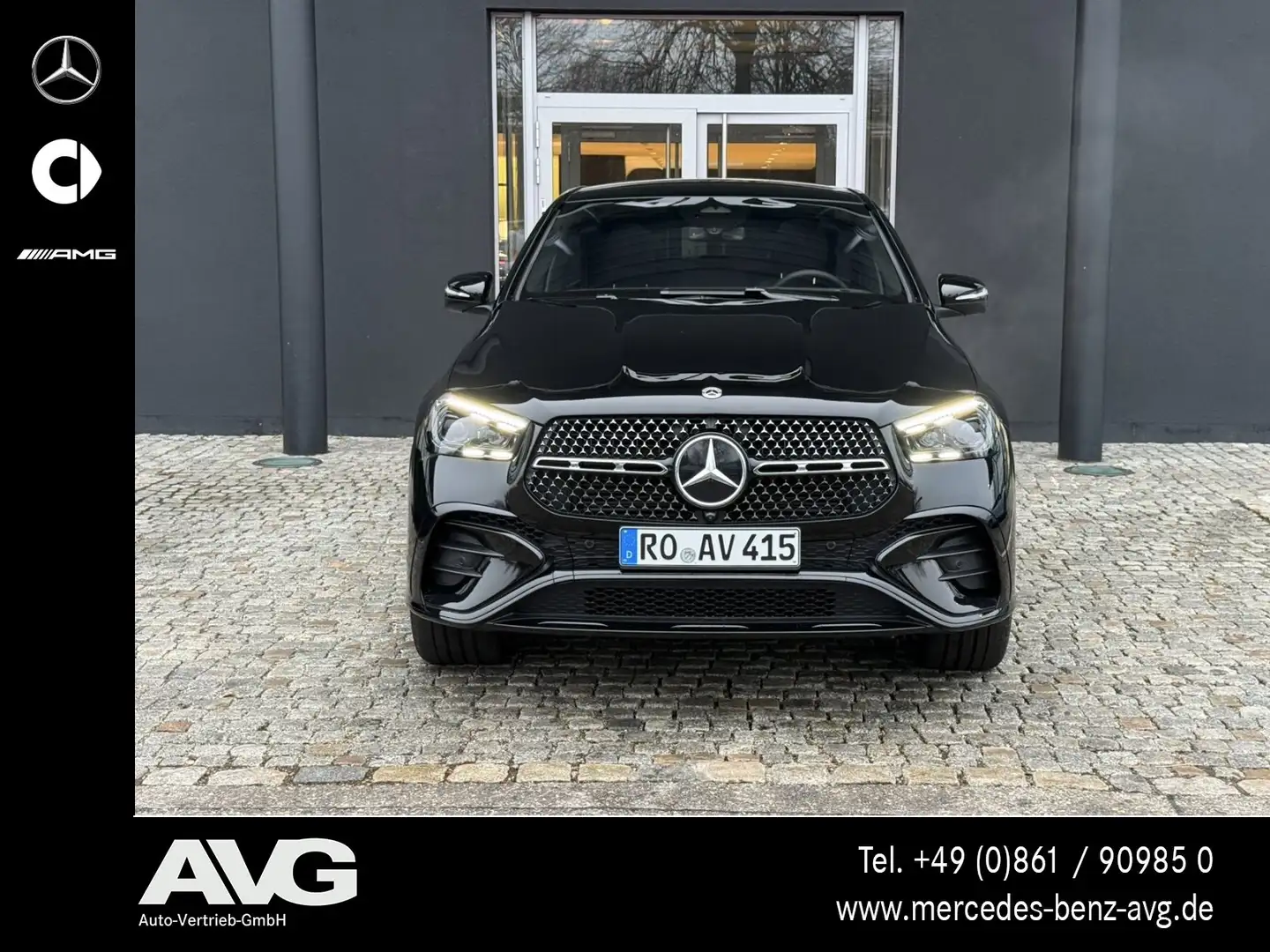 Mercedes-Benz GLE 450 GLE 450 d 4M Coupé AMG Pano HuD DIGITAL Bur 360° Noir - 2