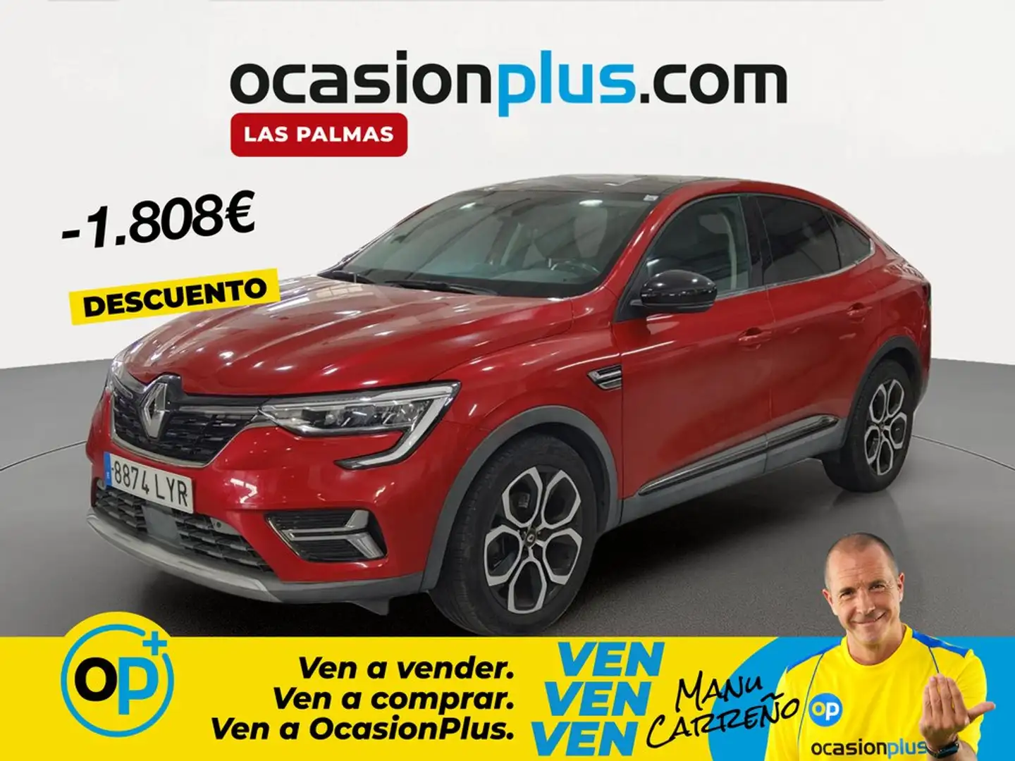 Renault Arkana 1.6 E-Tech Zen 105kW Rojo - 1