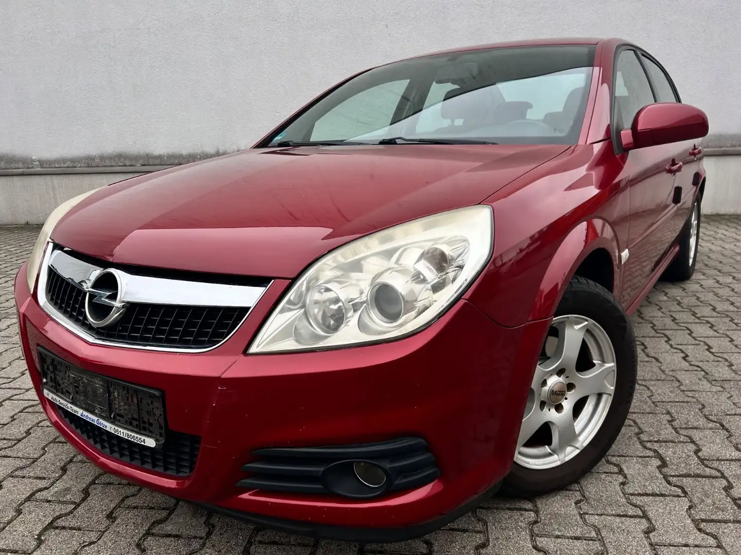 Opel Vectra C 2.HD|KLIMA|ALU|TÜV 08.27 Rouge - 1