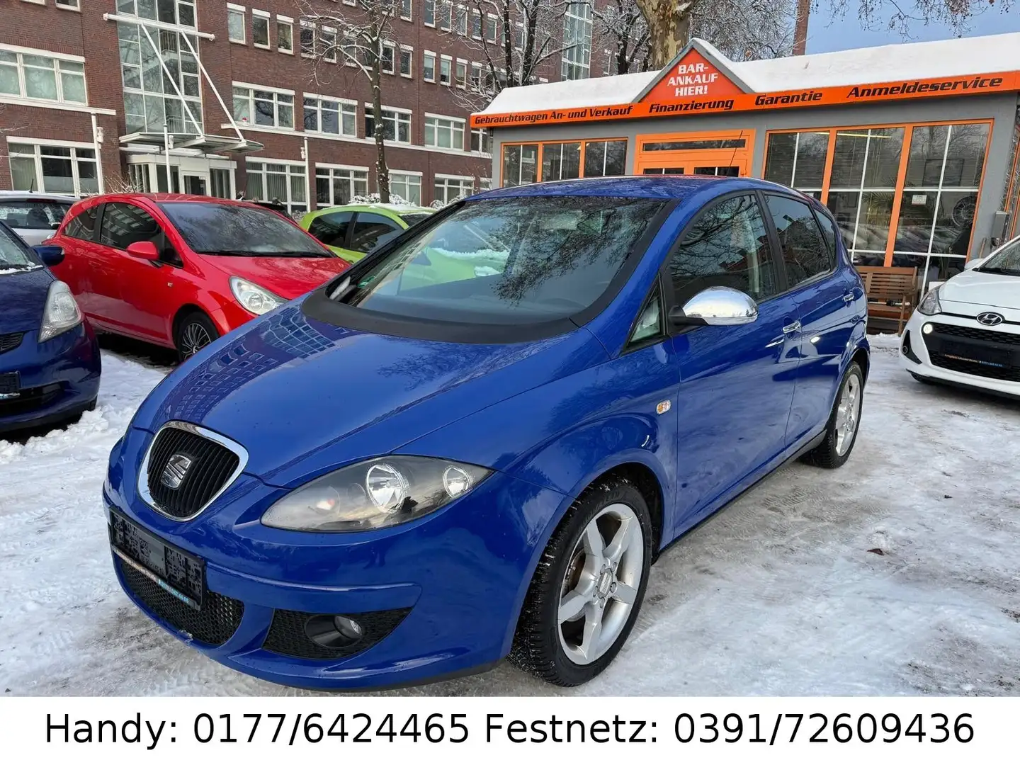 SEAT Altea 1.6 2.HAND/KLIMAAUTOMATIK/4xel.FH/ALU Blau - 1