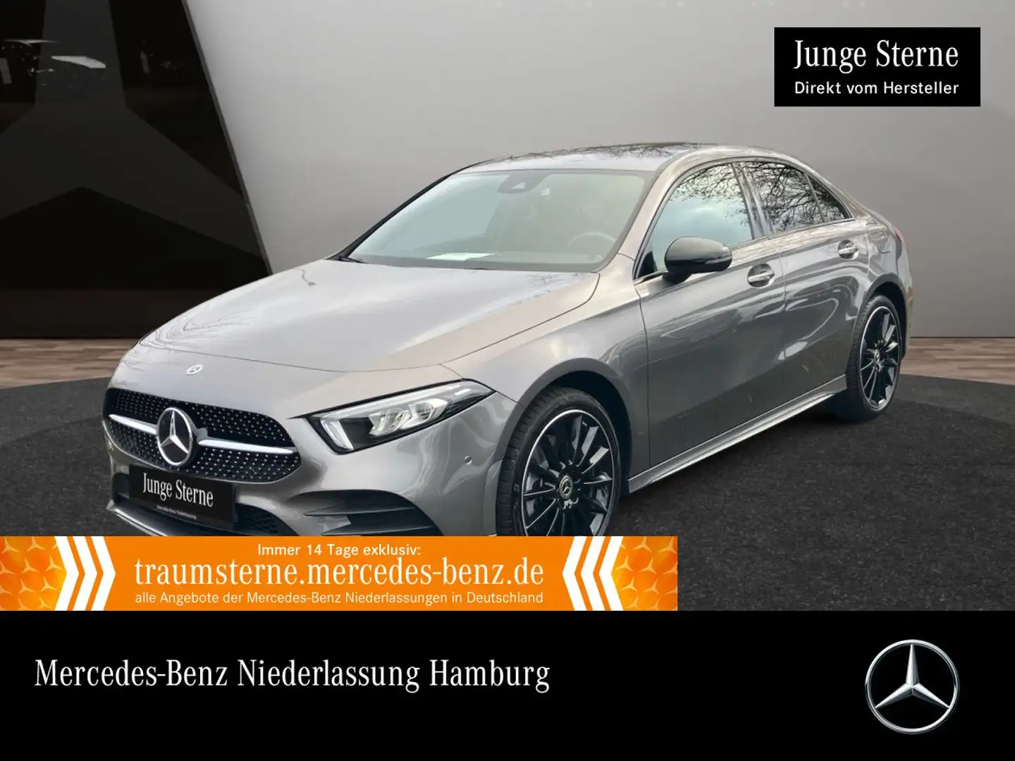 Mercedes-Benz A 250 e Lim AMG+NIGHT+LED+KAMERA+19"+8G Grau - 1