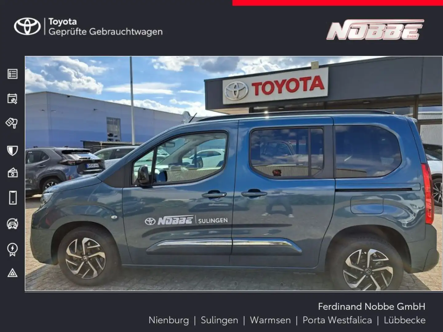 Toyota Proace City Verso 1.5 D-4D L1 Aut Team Deutschland Azul - 1