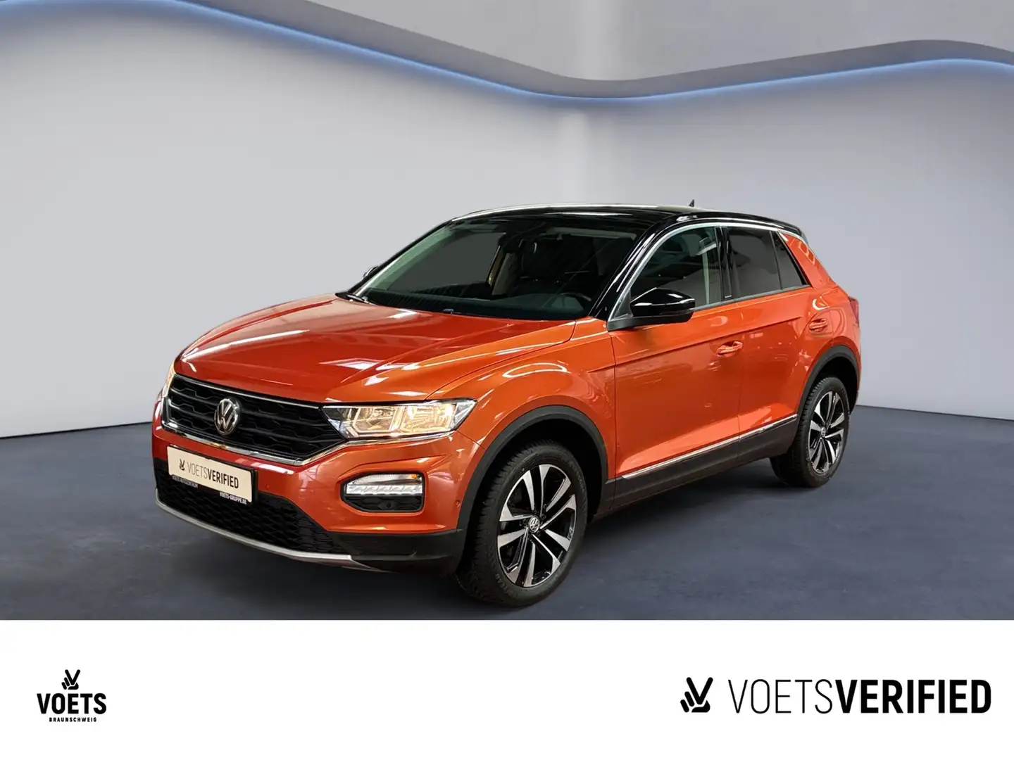 Volkswagen T-Roc IQ. DRIVE 1.5 TSI AHK+STANDHZG+RearView Orange - 1
