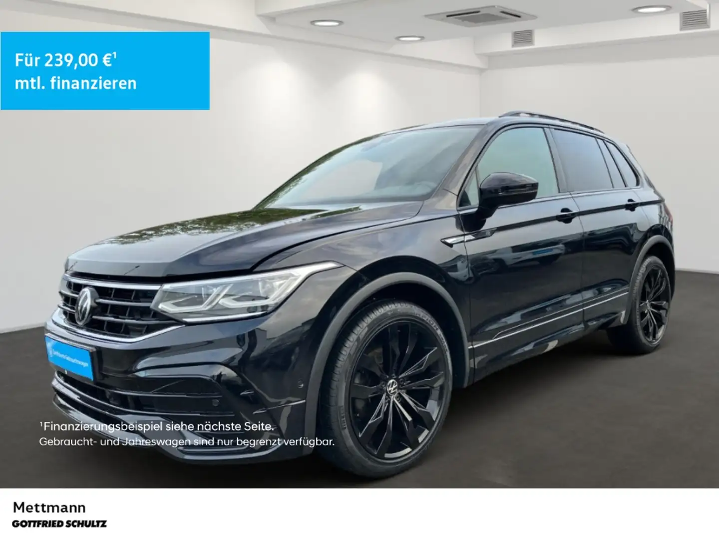 Volkswagen Tiguan 2.0 TDI R-Line DSG LED NAVI KAMERA SHZ PDC LM ZV Schwarz - 1