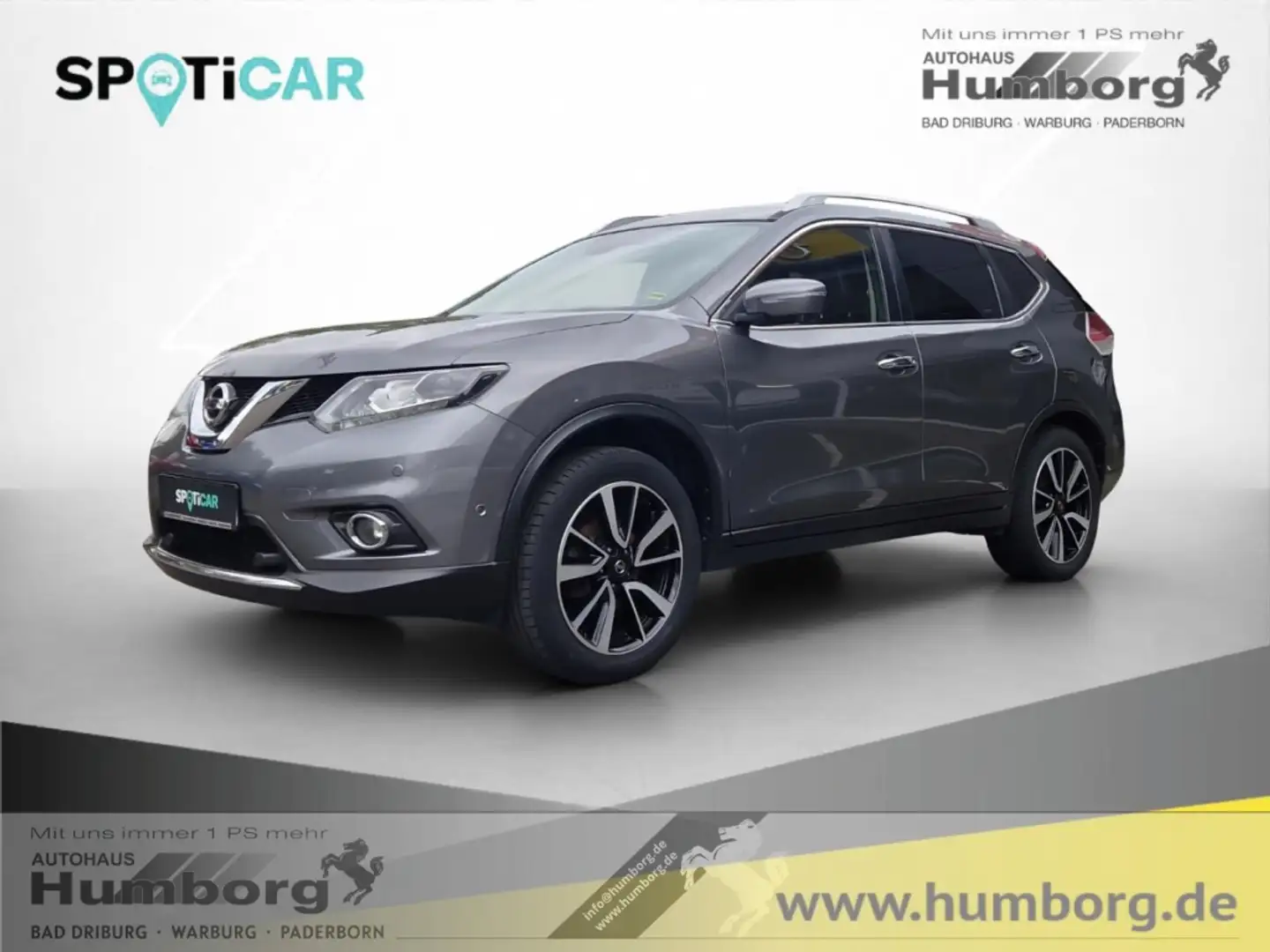 Nissan X-Trail 1.6 dCi 4x4 Tekna Panorama Navi 360 Kamera LED Meh Grau - 1