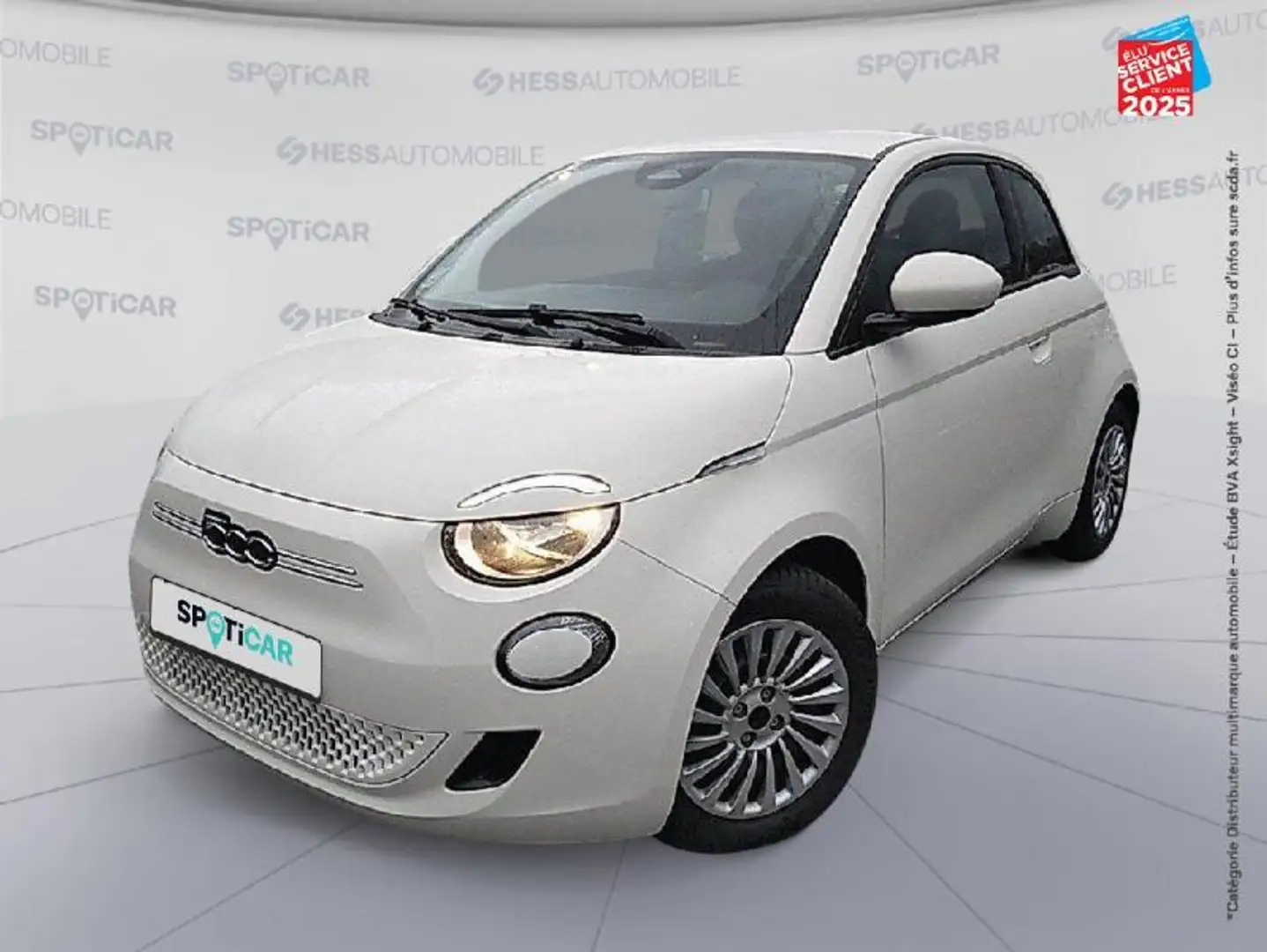 Fiat 500e e 95ch Action Blanc - 1