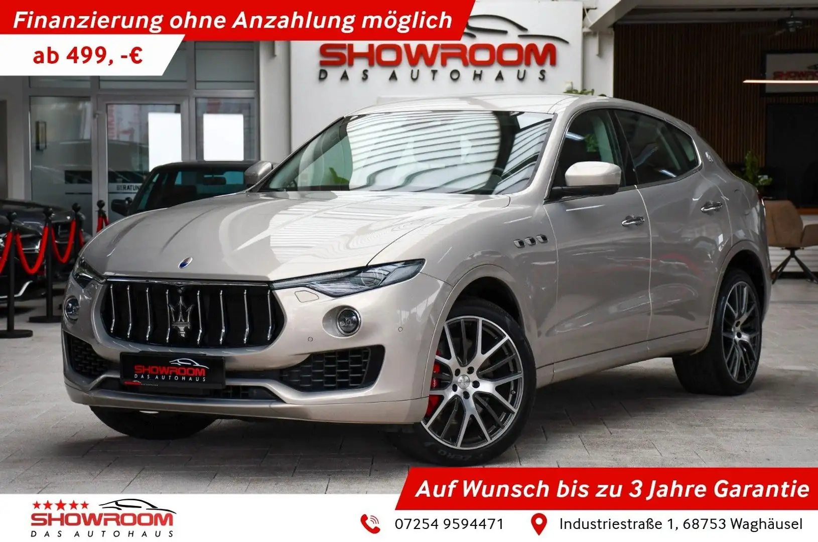 Maserati Levante S Benzin 3.0 V6 Alcantara 360° Beige - 1