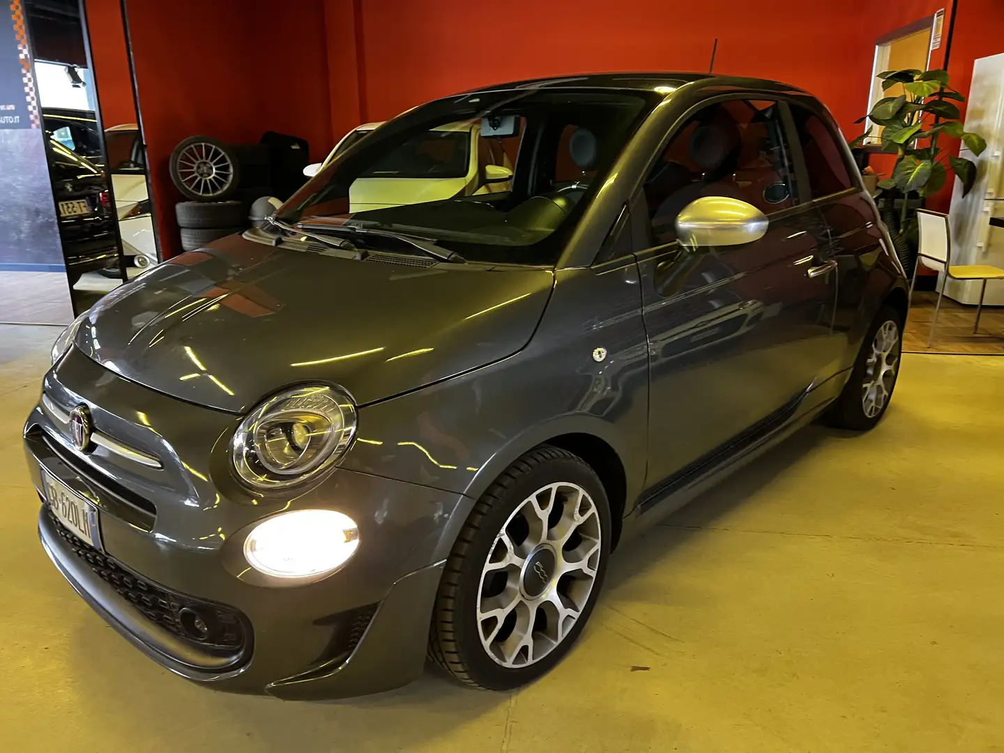 Fiat 500 500 III 2015 1.0 hybrid Sport 70cv PELLETOT TETTO Nero - 2