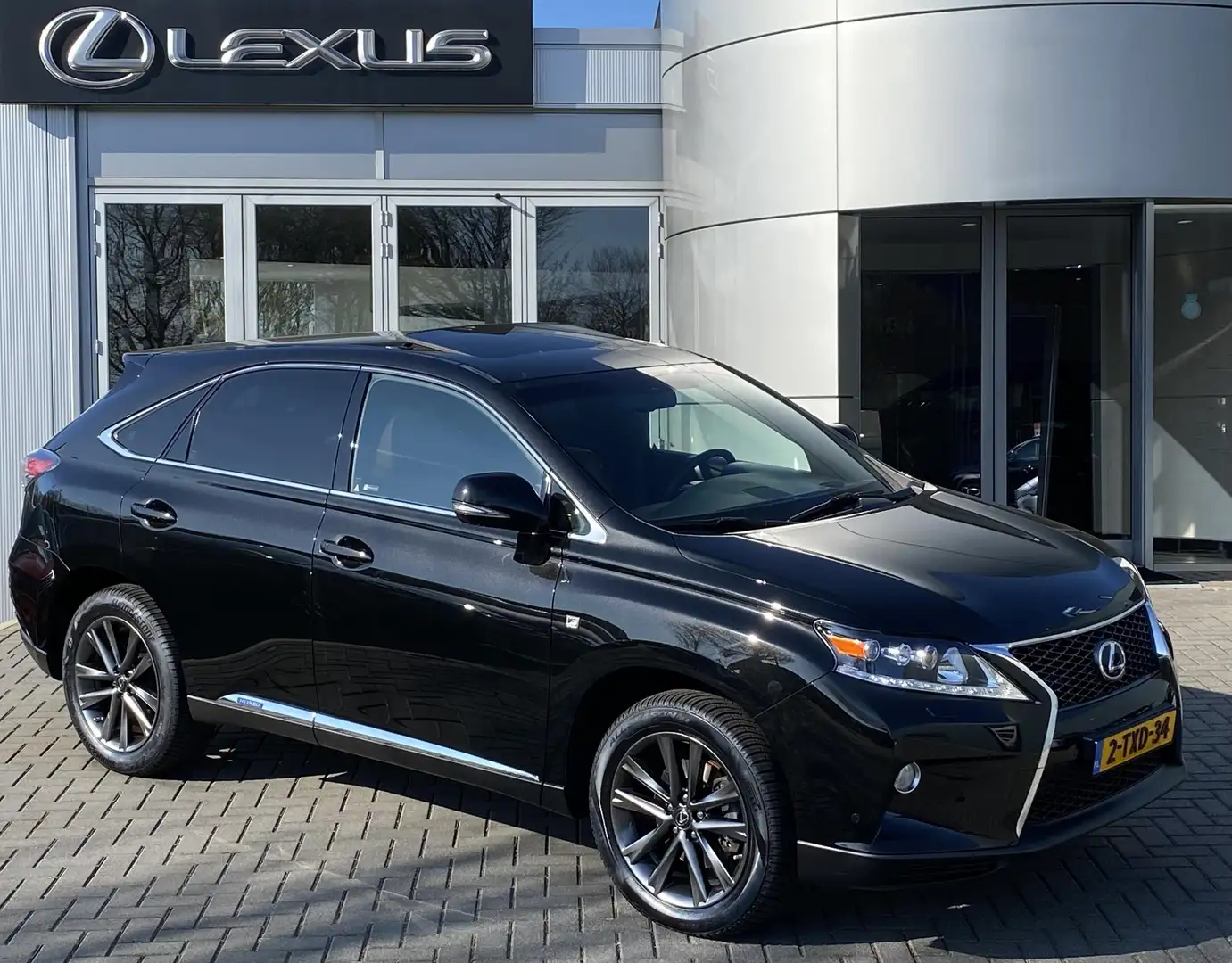 Lexus RX 450h 4WD F-Sport Line NL-AUTO TREKHAAK SCHUIFDAK EL-ACH Zwart - 1