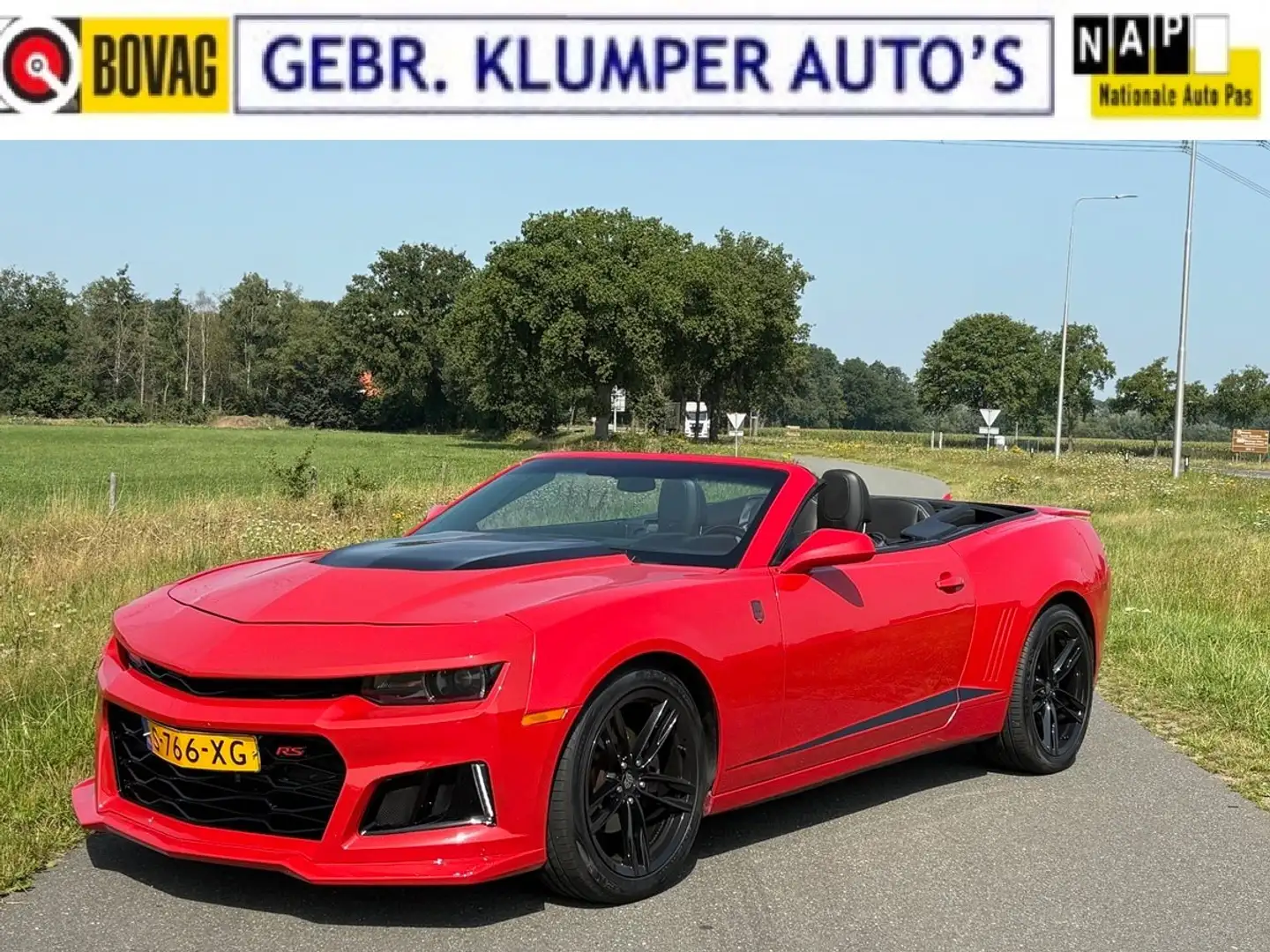 Chevrolet Camaro RS 3.6 V6 Aut., Leer, Cruise, ECC, 20" LM, LED Rot - 1