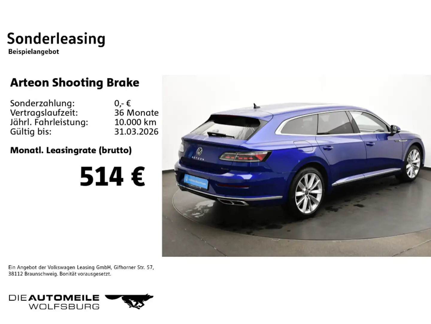 Volkswagen Arteon 2.0 TDI 4M DSG R-Line Matr Blau - 2