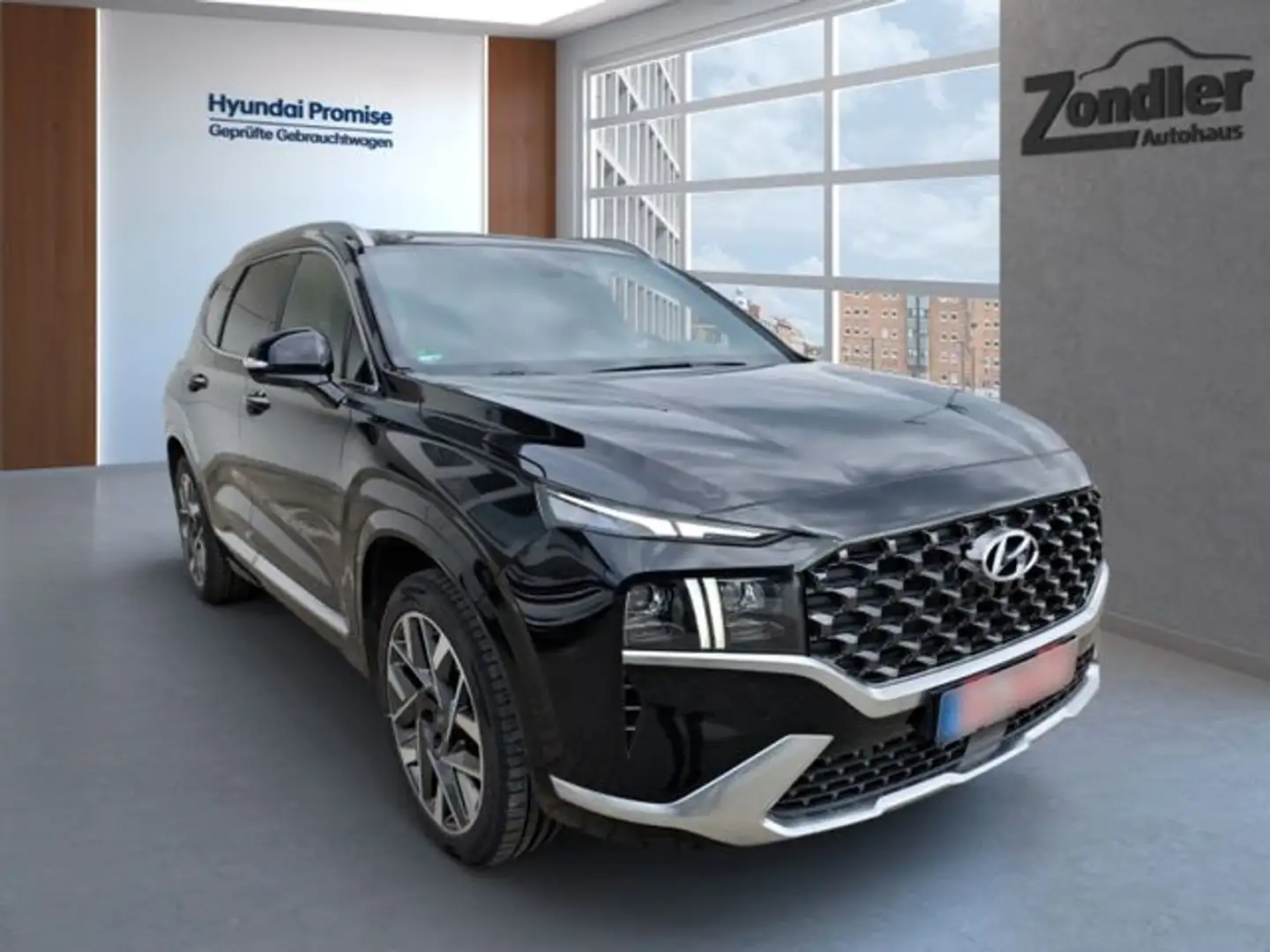 Hyundai SANTA FE 2.2 CRDi 4WD Signature 5-Sitzer HUD Niveau El. Pan Negro - 2