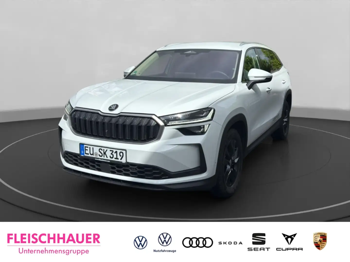 Skoda Kodiaq Selection 2.0 TDI AHK-klappbar Digitales Cockpit L Weiß - 1