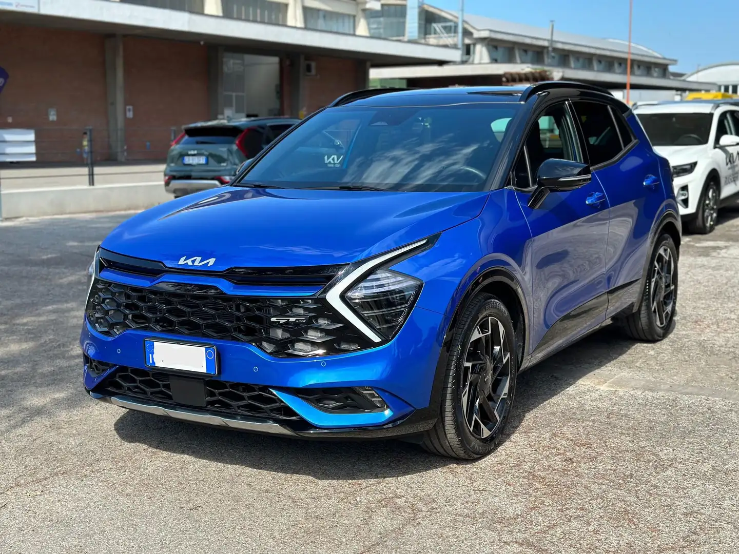 Kia Sportage 1.6 CRDi MHEV DCT GT-line + TETTO APRIBILE Blu/Azzurro - 1