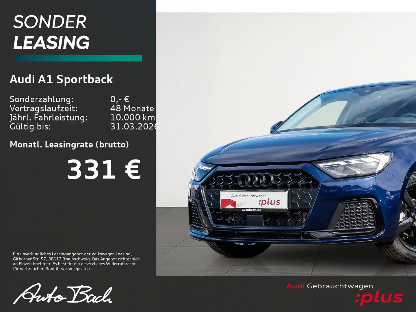 Audi A1 Advanced 25TFSI Stronic LED EPH DAB Blau - 2