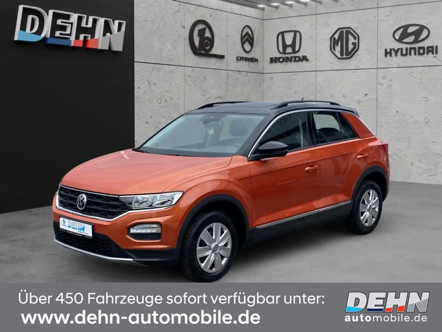 Volkswagen T-Roc 2.0 TDI Style Pano AHK Standh. el.Hk ACC Navi Orange - 2