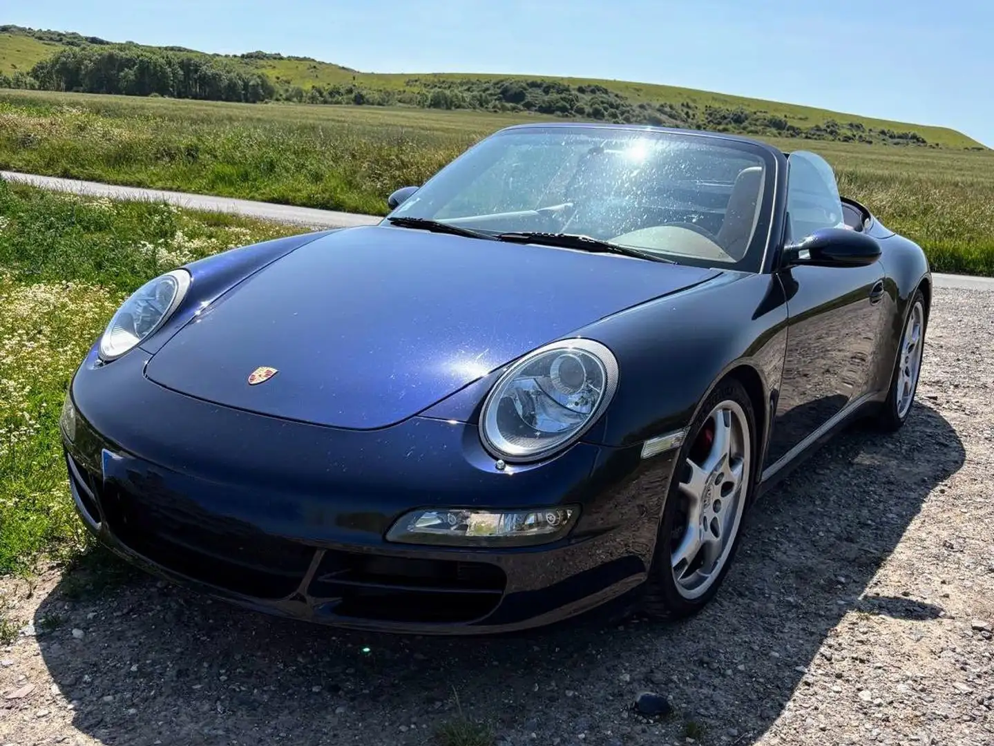 Porsche 997 911 Carrera Cabriolet 3.6i Tiptronic S A Bleu - 1