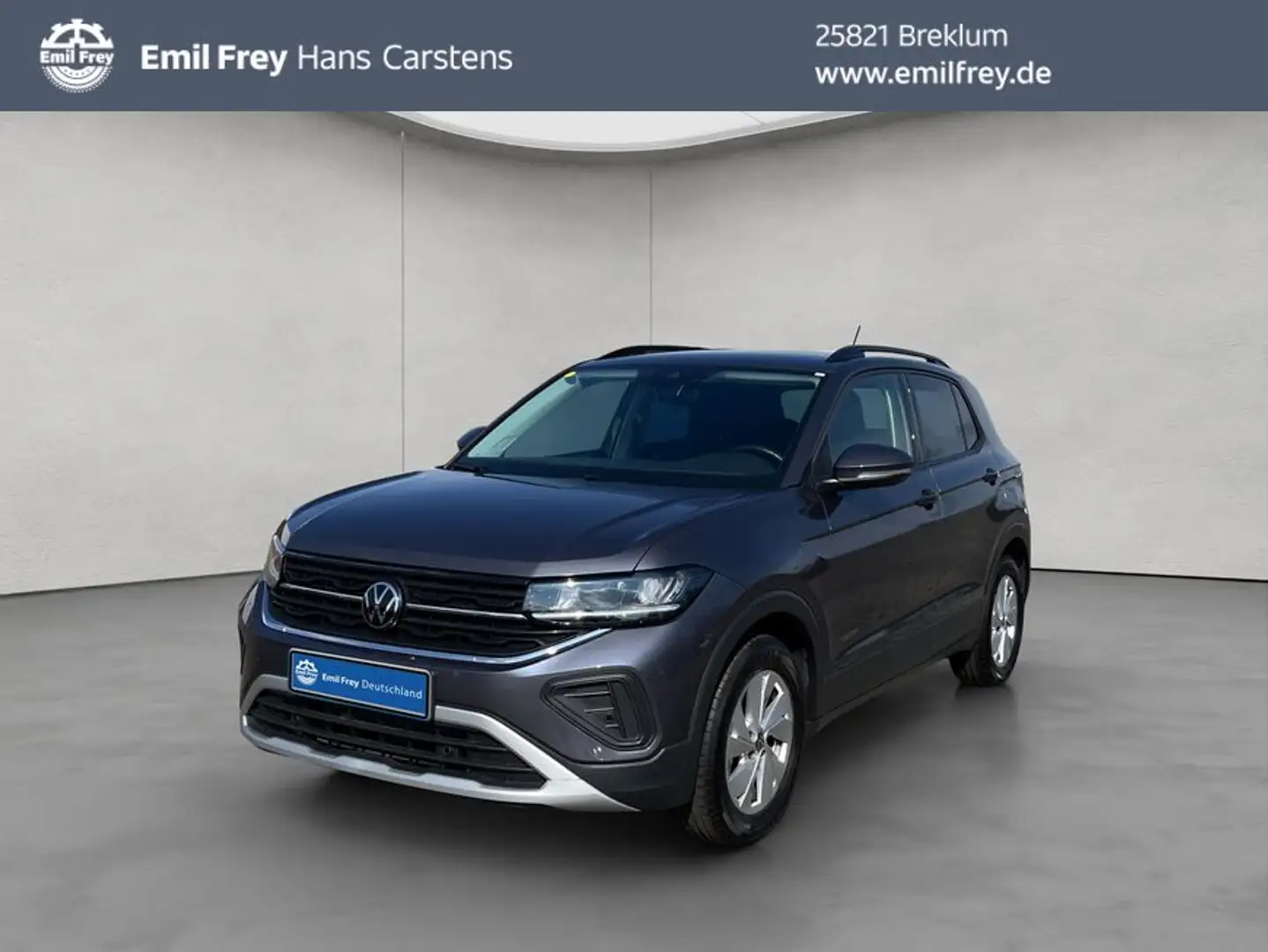 Volkswagen T-Cross 1,0 TSI Life Klima Tempomat Gris - 1