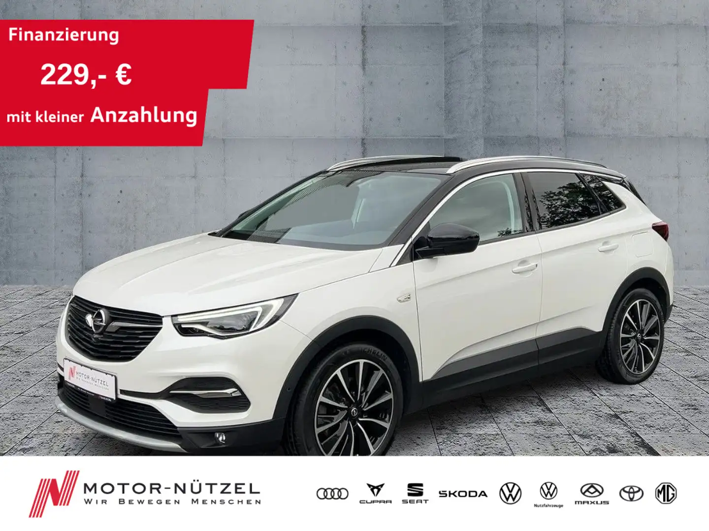 Opel Grandland X 1.6T Hybrid ULTIMATE LED+NAV+SHZ+360° bijela - 1
