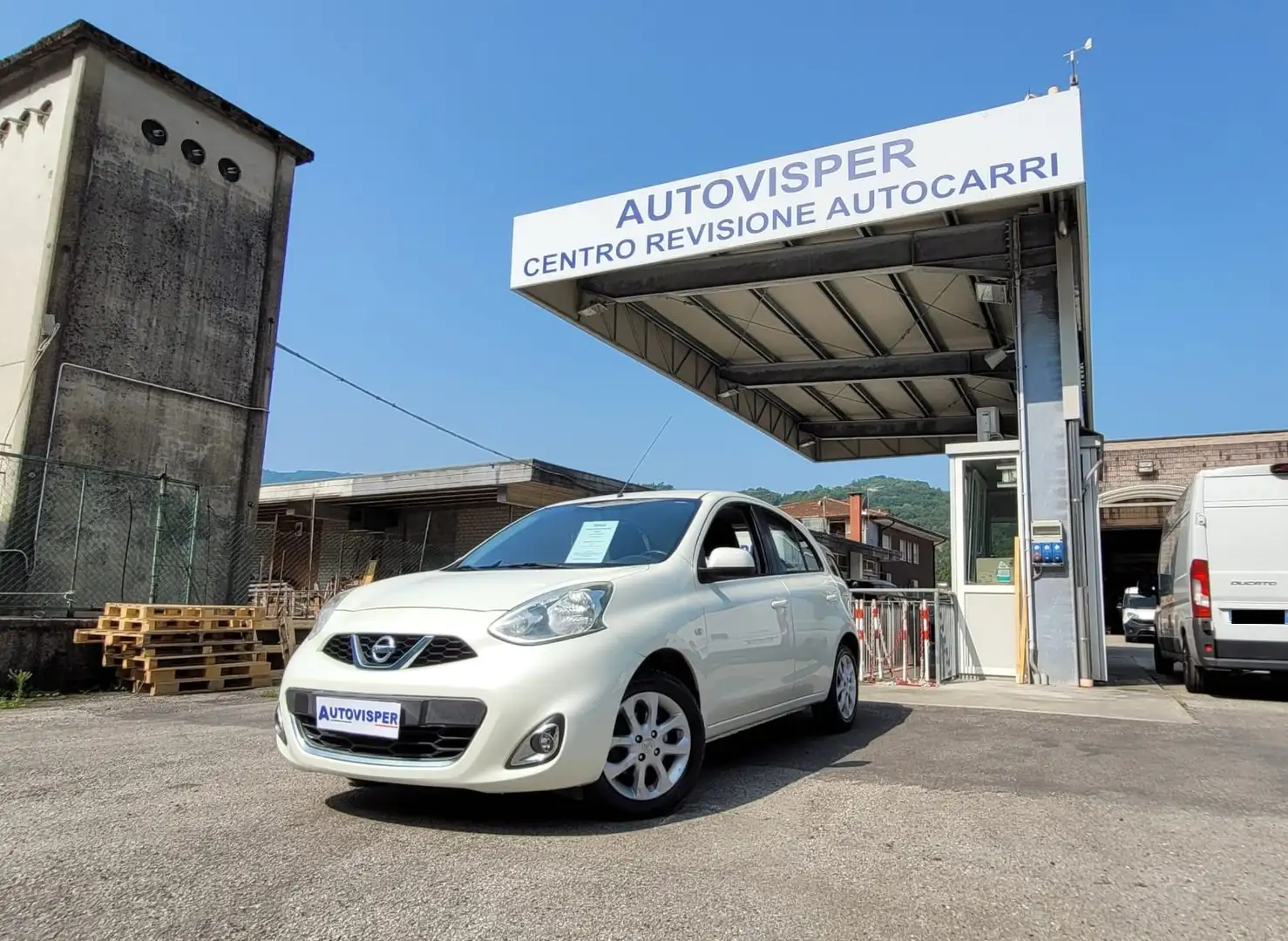 Nissan Micra 1.2 Acenta eco Gpl E6 Weiß - 1